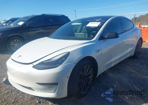 2018 Tesla Model 3 Long Range/Performance from USA, damaged, VIN 5YJ3E1EB8JF185822